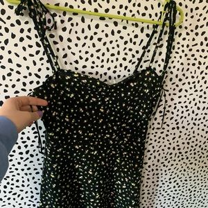 floral tight fitting dress